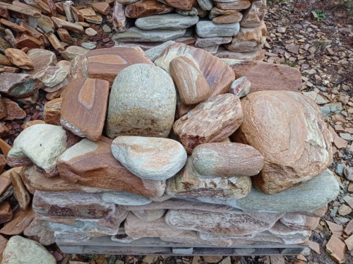 Златолит жёлтый, жёлто-зелёный глыбки и валуны для ланшафтного дизайна купить в Октябрьском