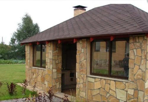 Плитняк златолит жёлтый для фасада 1,5-3 см купить в Октябрьском