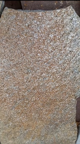 Плитняк златолит серебристый для цоколя, отмостки купить в Октябрьском