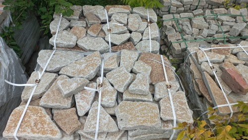 Гранитный плитняк галтованный для парковки купить в Октябрьском