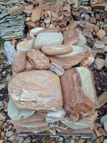 Златолит жёлтый, жёлто-зелёный глыбки и валуны для ланшафтного дизайна купить в Октябрьском