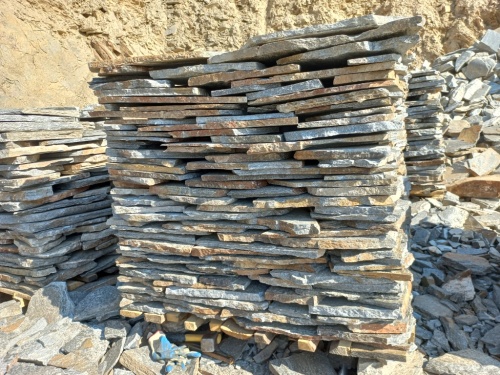 Плитняк серицит облицовочный 10-20мм купить в Октябрьском